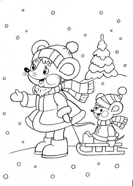 Новогодние раскраски для детей 5-6 лет распечатать Новогодние раскраски для детей 5-6 лет распечатать