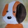 Рисуем акварелью — Рыжий щенок