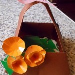 Цветочная корзинка — оригами