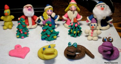 Дед Мороз или…Сувениры из пластики
