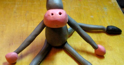 Пластилиновый Ослик