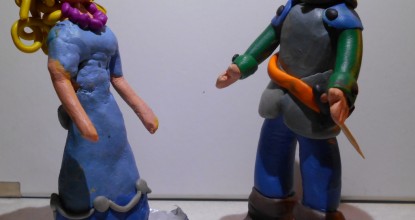 Герои легенды — пластилиновые персонажи