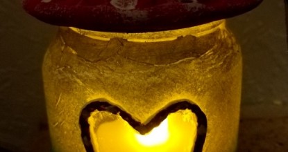 Грибочек — светильник на День Валентина