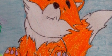 Открытка Лисёнок