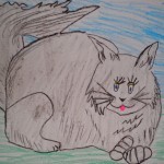 Бирманская кошка — рисуйте с нами!