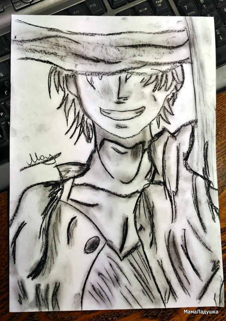 Рисунки углём