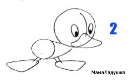 Как нарисовать утку фанфан