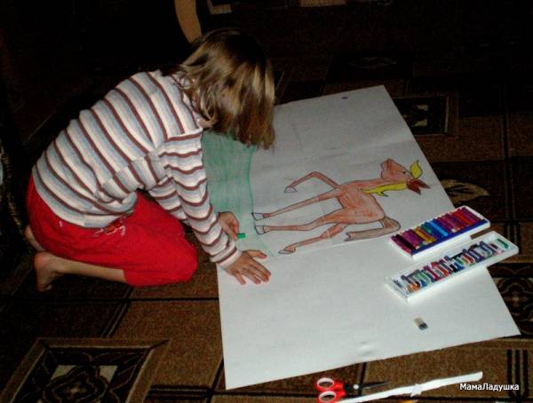 Рисуем лошадку