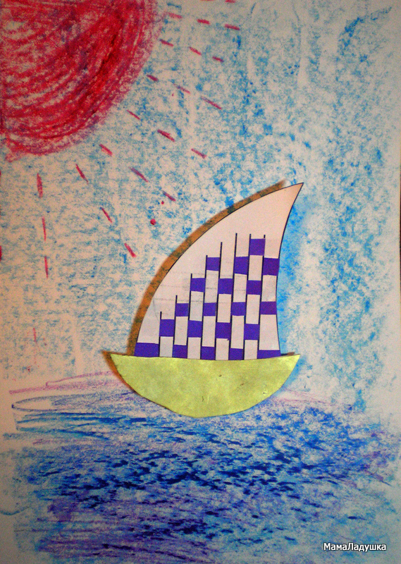 Плывет, плывет кораблик